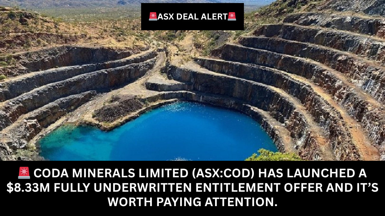 CODA Minerals Launches $8.33m Underwritten Offer: Shareholder Opportunities Ahead