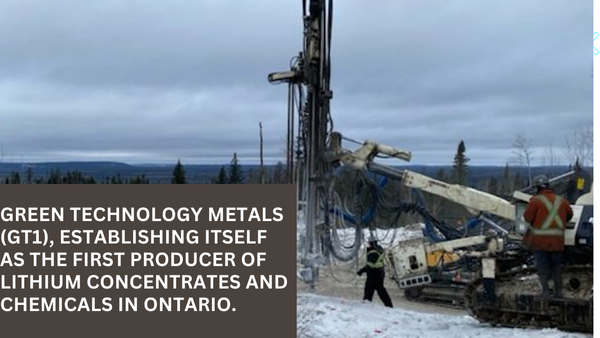 GREEN TECHNOLOGY METALS (GT1) establishing itself as the first producer